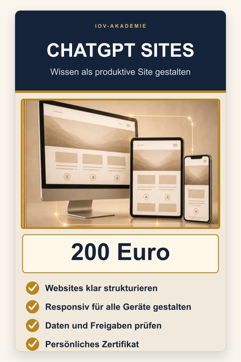 ChatGPT Sites für Wissen zur Behördenkommunikation