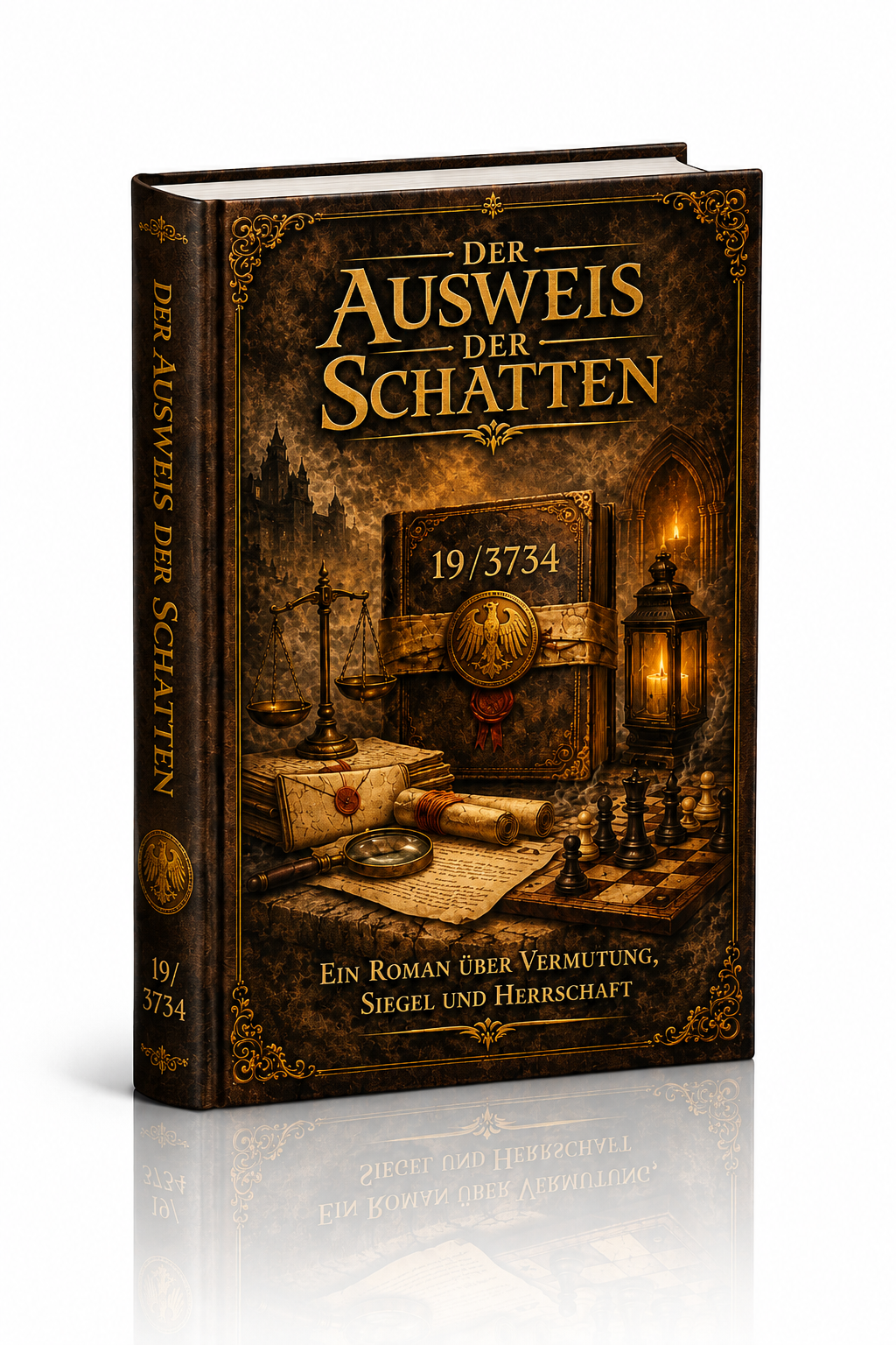 NEU: Der Ausweis der Schatten - Ein rechtlich-symbolischer Fantasyroman über Ausweise, Register, Vermutung, Nachweis und die Frage, worauf staatliche Ordnung wirklich beruht.