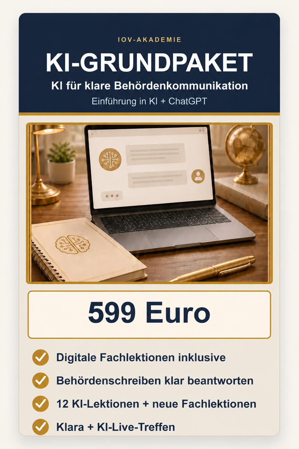 KI-Grundpaket für Behördenkommunikation: KI und ChatGPT