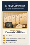 KI-Komplettpaket für Behördenkommunikation: Alle 6 Module