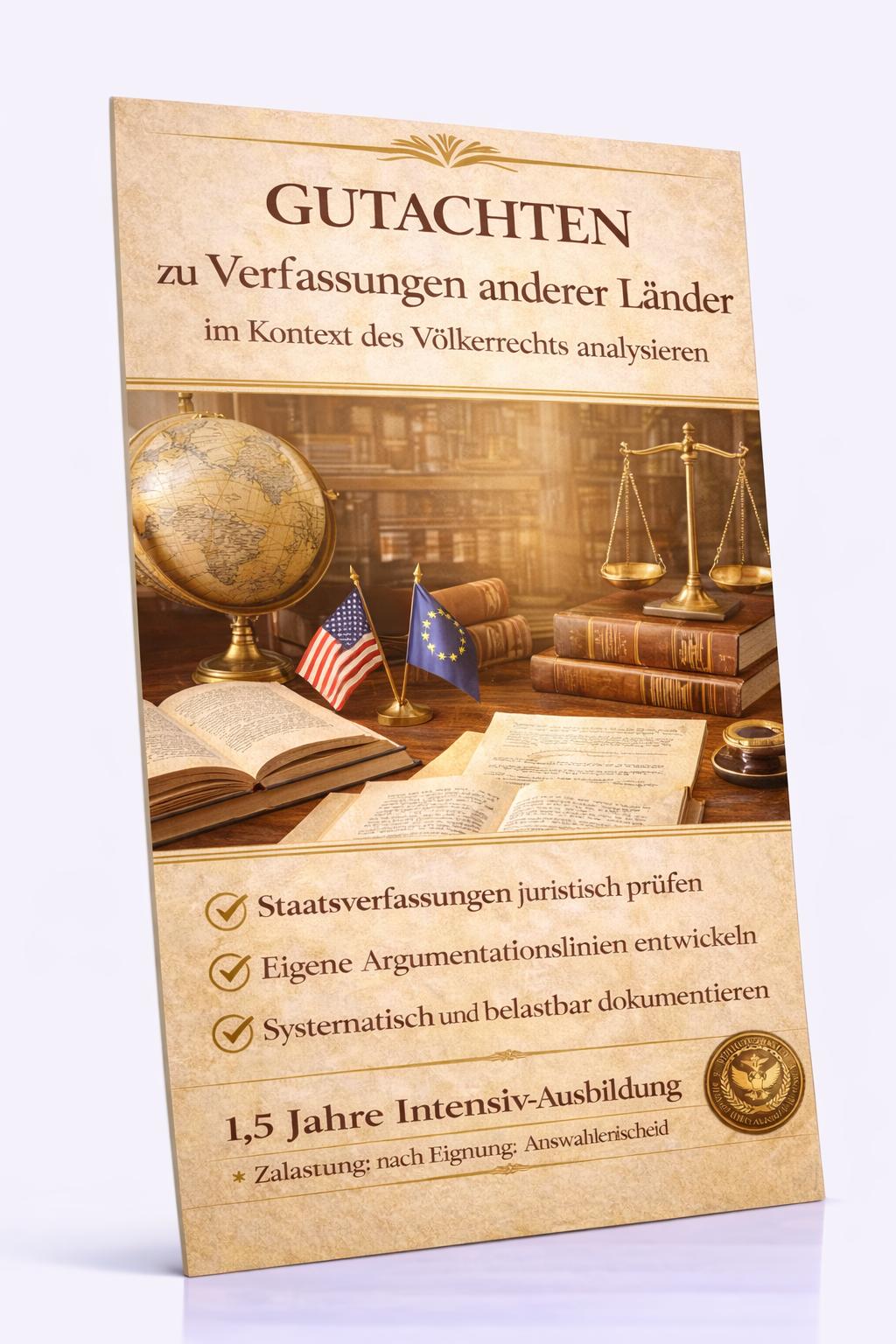 Exzellenzprogramm Völkerrecht – Professur der IOV Akademie Ab 5 Teilnehmern