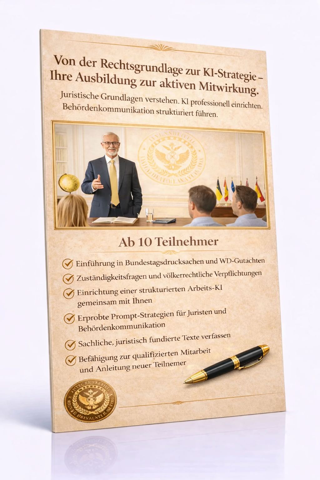 Von der Rechtsgrundlage zur KI-Strategie – Deine Ausbildung zur aktiven Mitwirkung