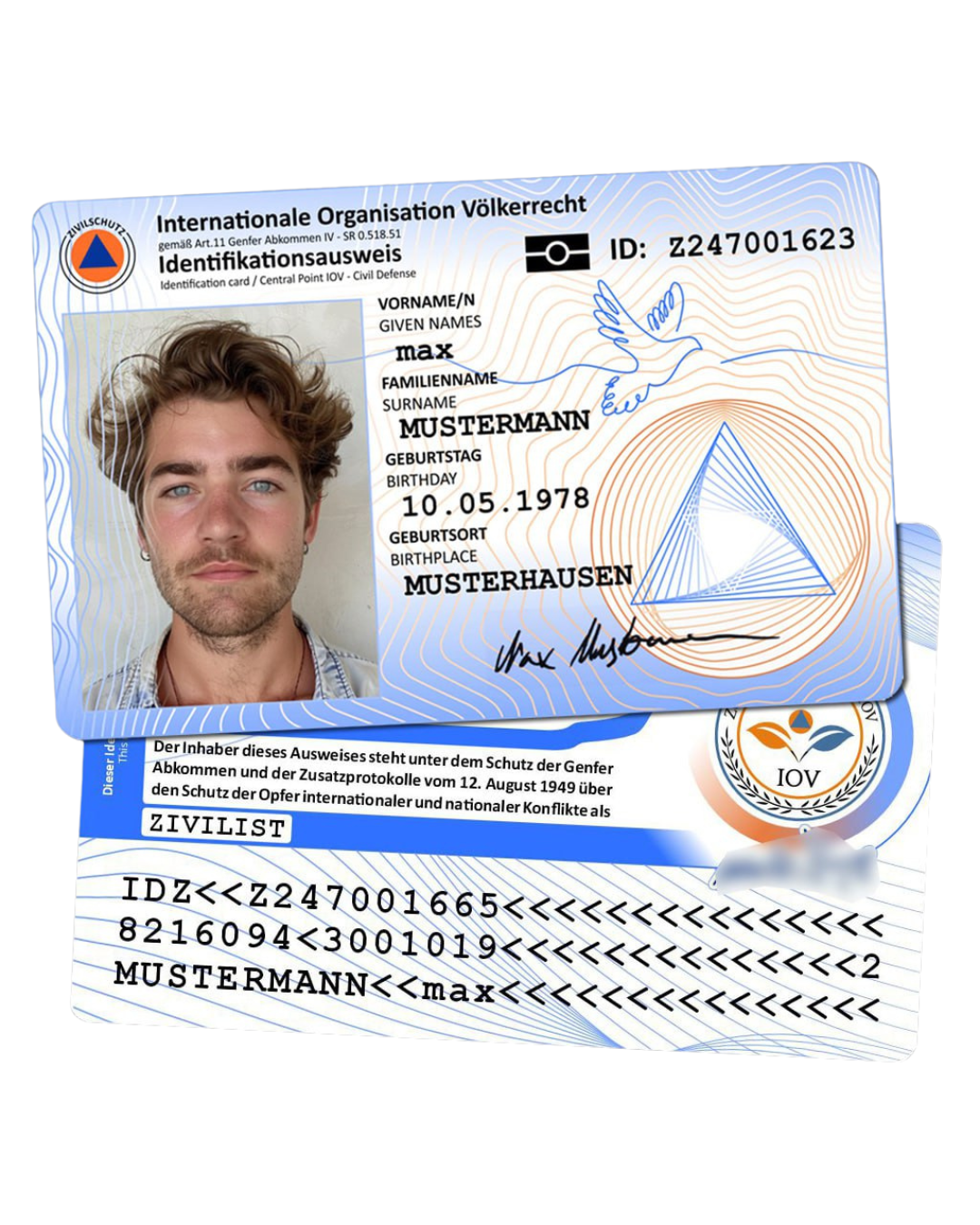 Zivilisten ID-Karte (Verlust)